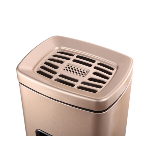 Cos de gunoi cu scrumiera, Champagne Gold, PRH-GPX-129W, 20 L - imagine 2