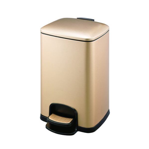 Cos De Gunoi Cu Pedala, Champagne Gold, PRH-SJ8CG-F03-2023, 8L